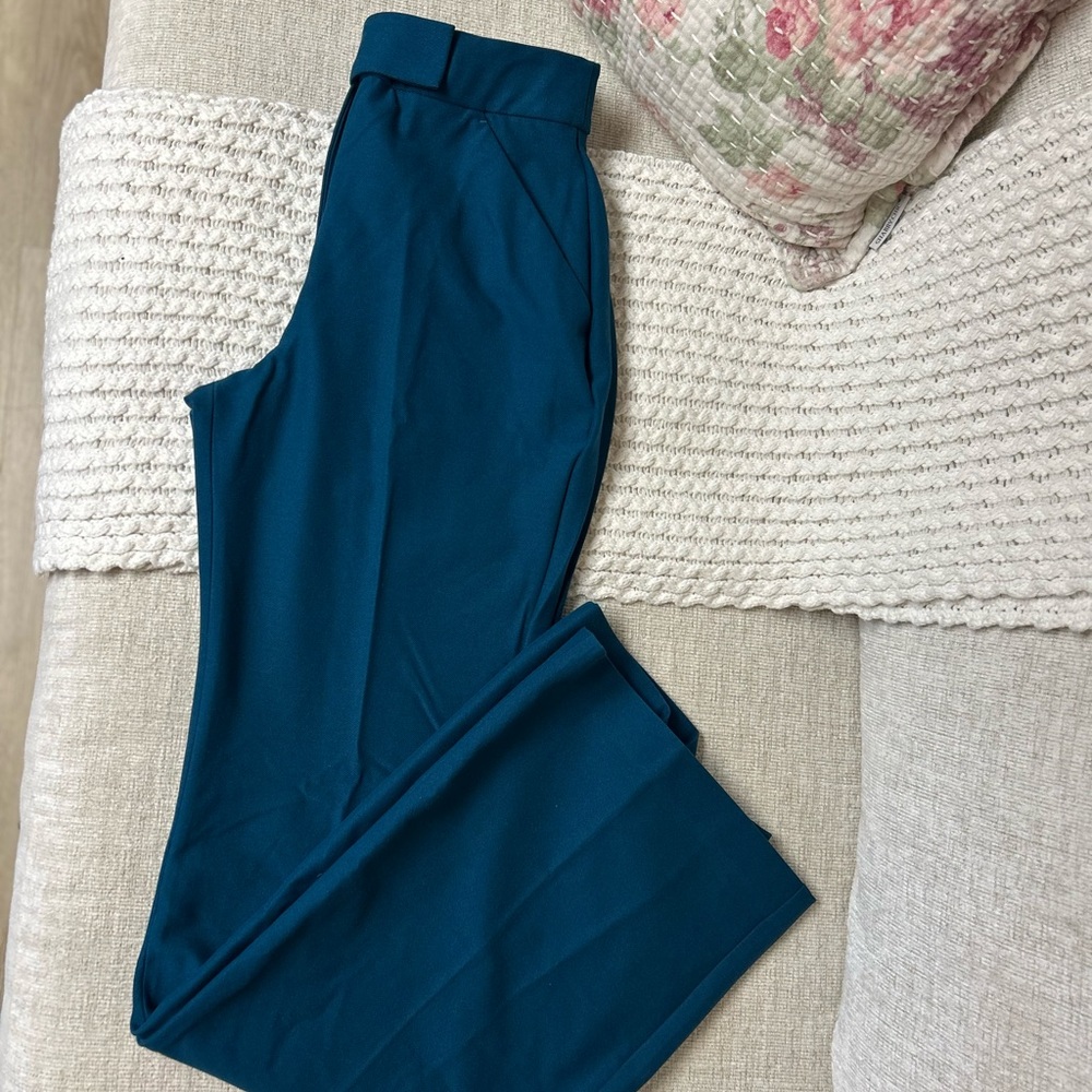 Express Teal Wide Leg Pants